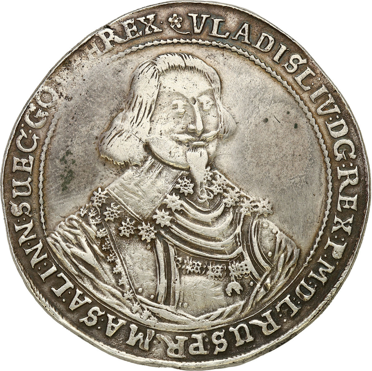 Władysław IV Waza. Talar 1635 / 1636, Elbląg - RZADKOŚĆ, NIEOPISANY